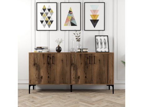 HANAH HOME Komoda Kiev 160 Walnut
