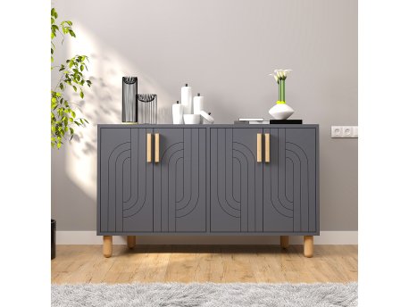 HANAH HOME Komoda Rodney Anthracite