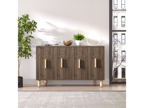 HANAH HOME Komoda Tiger Walnut
