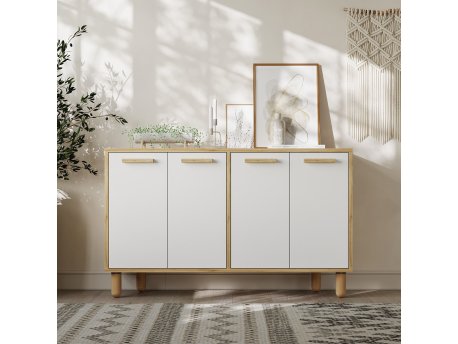 HANAH HOME Komoda Venedik Sapphire Oak White