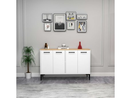 HANAH HOME Komoda Frezya Sapphire Oak White