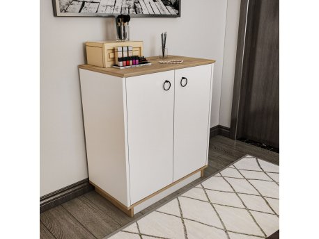 HANAH HOME Komoda Nuanse White Walnut