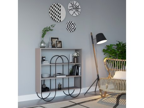 HANAH HOME Polica Norfolk Console Light Mocha