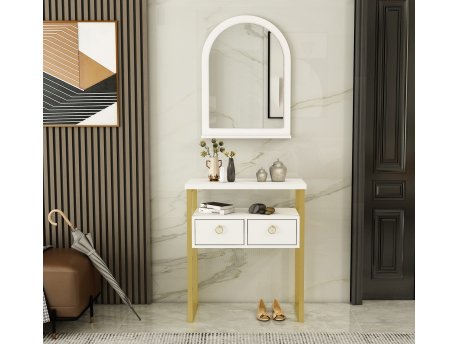 HANAH HOME Komoda Mipa Mirrored White