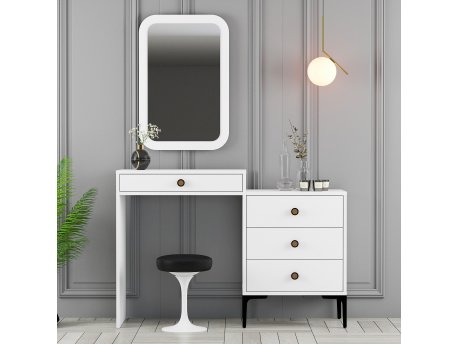 HANAH HOME Komoda Lizbon 549 White
