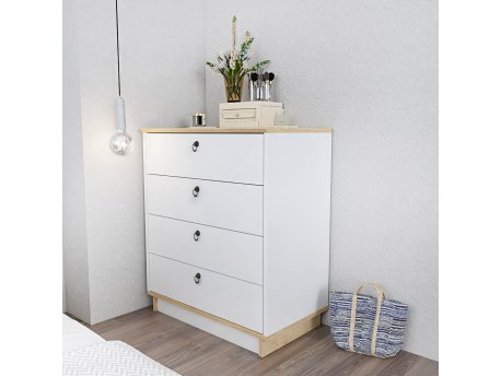 HANAH HOME Komoda Sahra White Oak