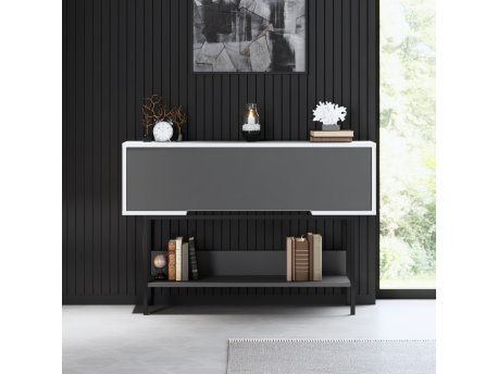 HANAH HOME Komoda Force Anthracite White Black