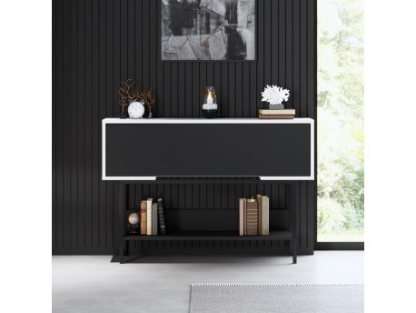 HANAH HOME Komoda Force Black White