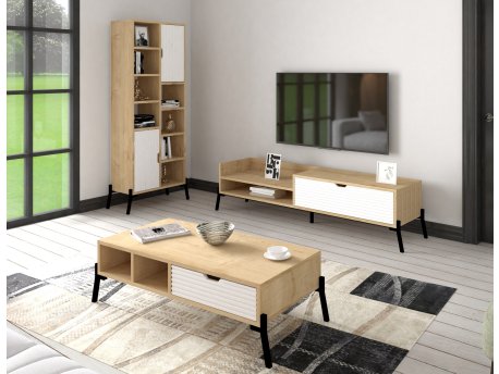 HANAH HOME Trotse Sapphire Oak White