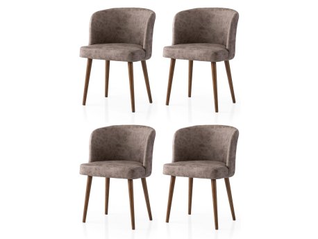 HANAH HOME Set 4 stolice Zen 4204 V4
