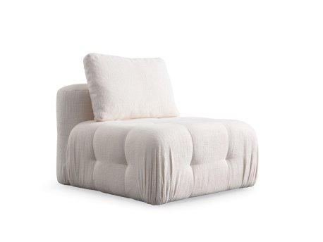 Atelier del Sofa Amaris O1 White 1-Seat Sofa