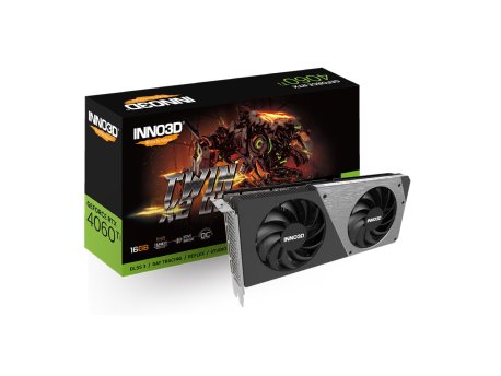 Inno3D GeForce RTX™ 4060 Ti 16GB TWIN X2 OC N406T2-16D6X-178055N