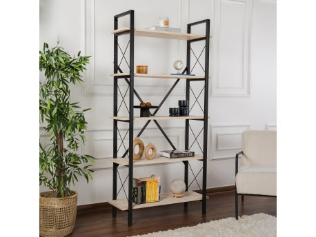 HANAH HOME Elysian Travertine Black