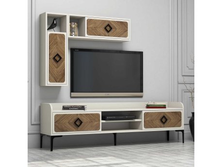HANAH HOME TV polica Samba Cream