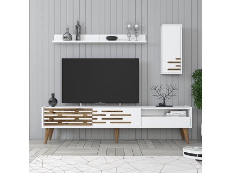 HANAH HOME TV polica Valensiya White