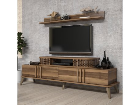 HANAH HOME TV polica Eylul Walnut