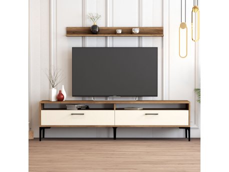 HANAH HOME TV polica Istanbul Walnut Cream