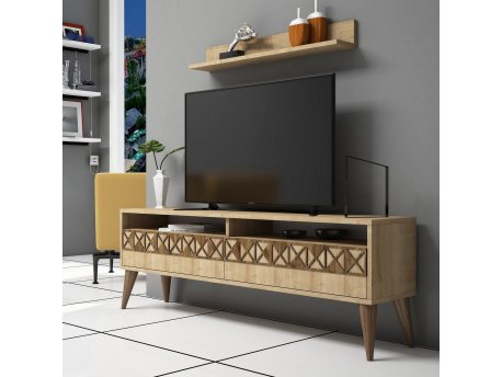 HANAH HOME TV polica Line Oak