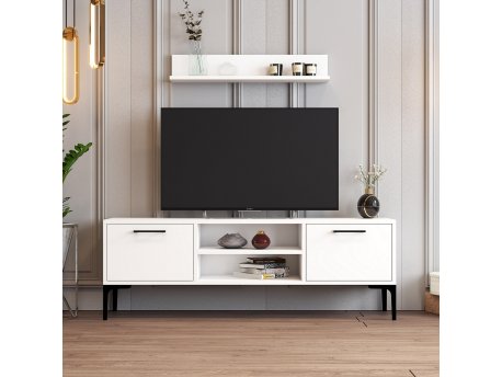 HANAH HOME TV polica Riga White