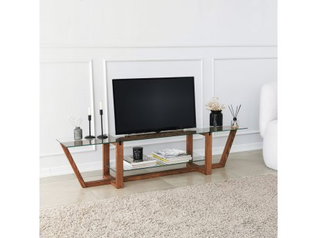HANAH HOME TV polica Amalfi Walnut