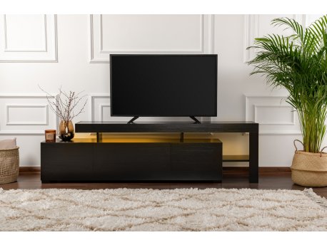 HANAH HOME TV polica Beliz Wood Black