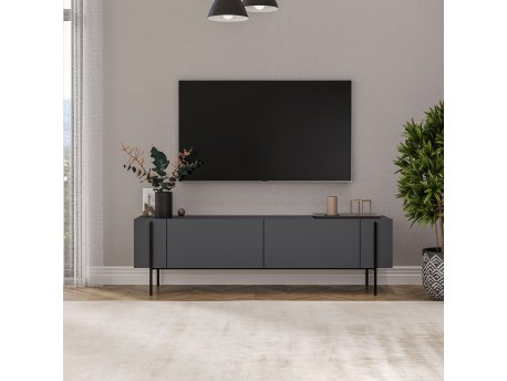 HANAH HOME TV polica Herman Anthracite