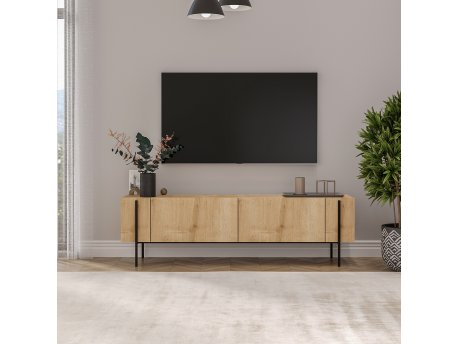 HANAH HOME TV polica Herman Sapphire Oak