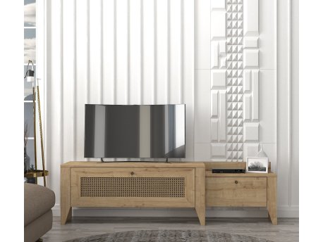 HANAH HOME TV polica Madura Oak