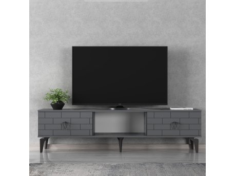 HANAH HOME TV polica Varna Anthracite