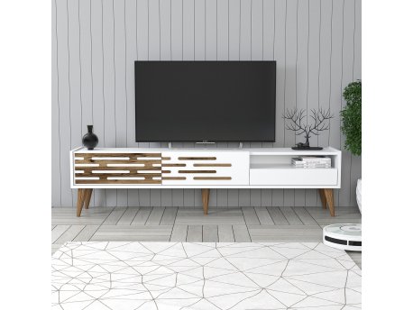 HANAH HOME TV polica Valensiya - White