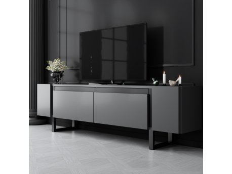 HANAH HOME TV polica Yildiz Anthracite Black