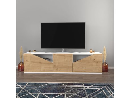 HANAH HOME TV polica Carson White Oak