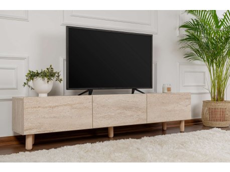 HANAH HOME TV polica Alvin Travertine