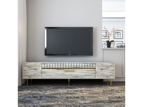 HANAH HOME TV polica Dekolp1 Ephesus Marble Gold