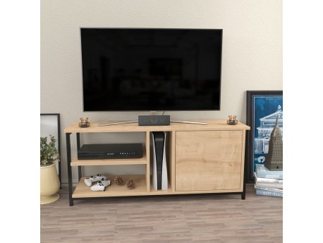 HANAH HOME TV polica Neola Black Oak