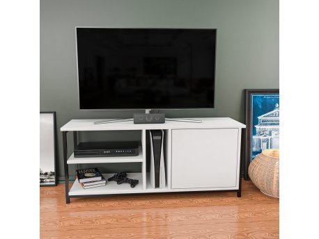 HANAH HOME TV polica Neola Black White