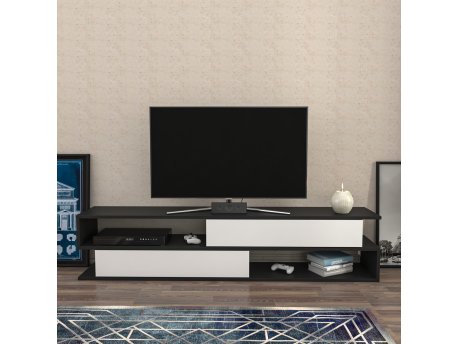 HANAH HOME TV polica Cortez Anthracite White