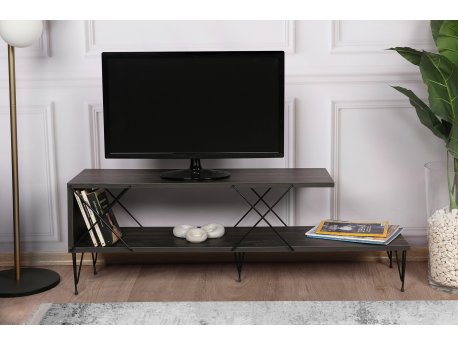 HANAH HOME TV polica Street Dark Brown