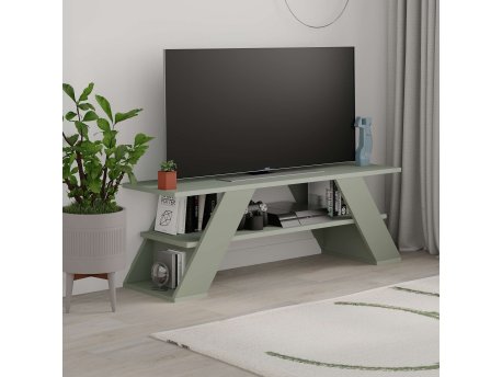 HANAH HOME TV polica Farfalla Ash Green