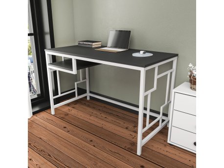 HANAH HOME Radni sto Kennesaw White Anthracite