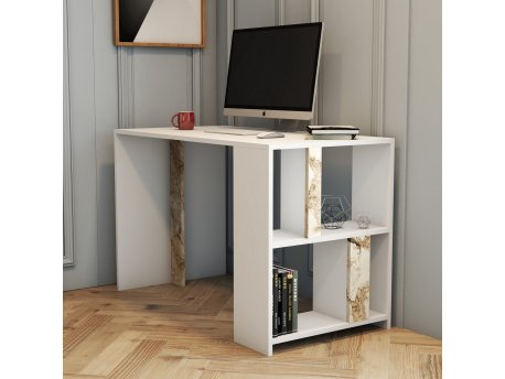 HANAH HOME Radni sto Lima White Marble