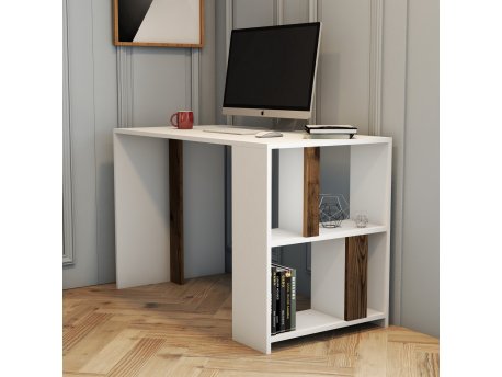 HANAH HOME Radni sto Lima White Walnut