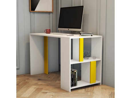 HANAH HOME Radni sto Lima White Yellow
