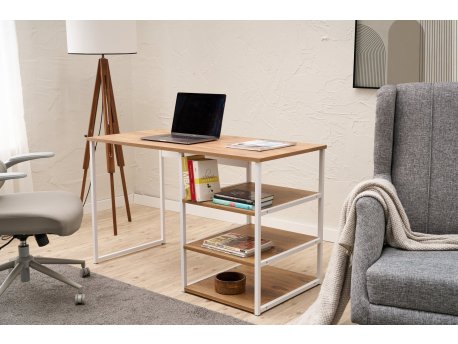 HANAH HOME Radni sto Venga 120 Atlantic Pine White