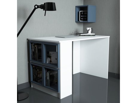 HANAH HOME Radni sto Box White Blue