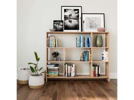 HANAH HOME Polica za knjige Lavina Oak
