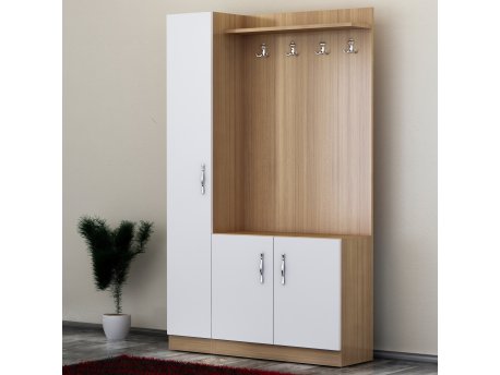 HANAH HOME Naturel Teak White