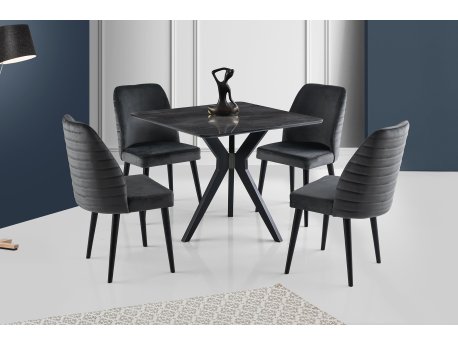 HANAH HOME Trpezarijski sto Kare Ares 1471