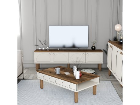 HANAH HOME Bohem 855 Cream set za dnevnu sobu