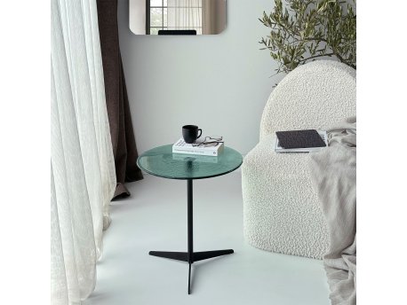 HANAH HOME Pomoćni stočić Solis 40 Black Green